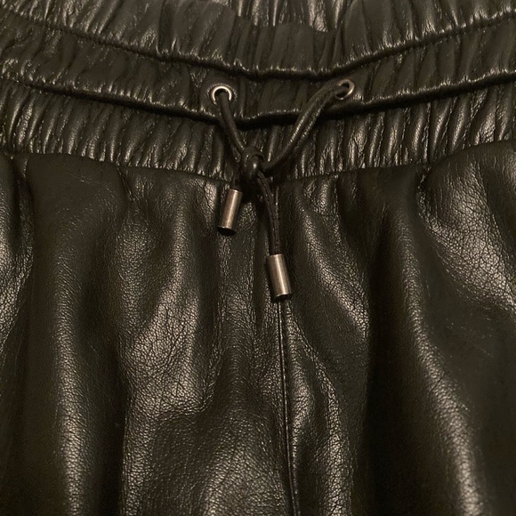 Joie faux leather joggers black size XS - Picture 6 of 7